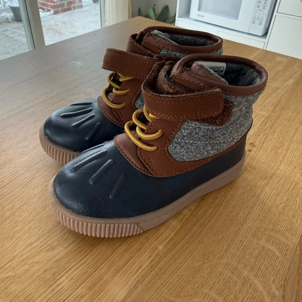 Carter's Black and Brown Kids Boots